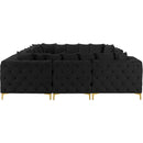  Manufacturer Color_Black -- Meridian Tremblay Fabric 8 pc Sectional IMAGE 11