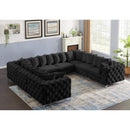  Manufacturer Color_Black -- Meridian Tremblay Fabric 8 pc Sectional IMAGE 4