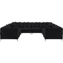  Manufacturer Color_Black -- Meridian Tremblay Fabric 8 pc Sectional IMAGE 6