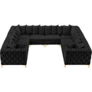  Manufacturer Color_Black -- Meridian Tremblay Fabric 8 pc Sectional IMAGE 7