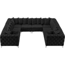  Manufacturer Color_Black -- Meridian Tremblay Fabric 8 pc Sectional IMAGE 8