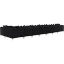  Manufacturer Color_Black -- Meridian Tremblay Fabric 8 pc Sectional IMAGE 10