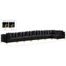  Manufacturer Color_Black -- Meridian Tremblay Fabric 8 pc Sectional IMAGE 17