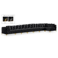  Manufacturer Color_Black -- Meridian Tremblay Fabric 8 pc Sectional IMAGE 1
