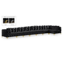 Manufacturer Color_Black -- Meridian Tremblay Fabric 8 pc Sectional IMAGE 1