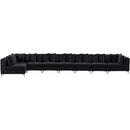  Manufacturer Color_Black -- Meridian Tremblay Fabric 8 pc Sectional IMAGE 6