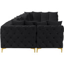  Manufacturer Color_Black -- Meridian Tremblay Fabric 8 pc Sectional IMAGE 11