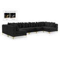  Manufacturer Color_Black -- Meridian Tremblay Fabric 8 pc Sectional IMAGE 1