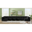  Manufacturer Color_Black -- Meridian Tremblay Fabric 8 pc Sectional IMAGE 4