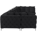  Manufacturer Color_Black -- Meridian Tremblay Fabric 9 pc Sectional IMAGE 10