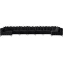  Manufacturer Color_Black -- Meridian Tremblay Fabric 9 pc Sectional IMAGE 6