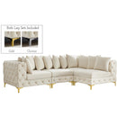 Meridian Tremblay Fabric Sectional 686Cream-Sec4A IMAGE 1