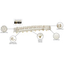  Manufacturer Color_Cream -- Tremblay 228" Cream Velvet Upholstered 8 pc Modular Sectional IMAGE 18