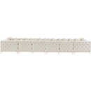 Manufacturer Color_Cream -- Tremblay 169" Cream Velvet Upholstered 8 pc Modular Sectional IMAGE 10