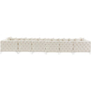 Meridian Tremblay Cream Velvet Modular Sectional IMAGE 10