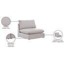  Manufacturer Color_Beige -- Meridian Mackenzie Stationary Fabric Chair IMAGE 8