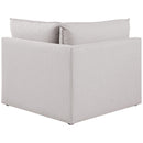  Manufacturer Color_Beige -- Meridian Mackenzie Stationary Fabric Chair IMAGE 3