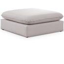  Manufacturer Color_Beige -- Meridian Mackenzie Fabric Ottoman IMAGE 1