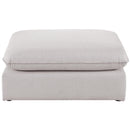  Manufacturer Color_Beige -- Meridian Mackenzie Fabric Ottoman IMAGE 3
