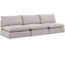  Manufacturer Color_Beige -- Meridian Mackenzie Stationary Fabric Sofa IMAGE 1