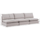  Manufacturer Color_Beige -- Meridian Mackenzie Stationary Fabric Sofa IMAGE 7