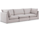  Manufacturer Color_Beige -- Meridian Mackenzie Stationary Fabric Sofa IMAGE 1
