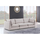  Manufacturer Color_Beige -- Meridian Mackenzie Stationary Fabric Sofa IMAGE 2