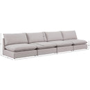  Manufacturer Color_Beige -- Meridian Mackenzie Stationary Fabric Sofa IMAGE 7