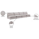  Manufacturer Color_Beige -- Meridian Mackenzie Stationary Fabric Sofa IMAGE 8