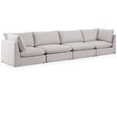  Manufacturer Color_Beige -- Meridian Mackenzie Stationary Fabric Sofa IMAGE 1