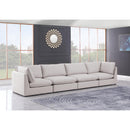  Manufacturer Color_Beige -- Meridian Mackenzie Stationary Fabric Sofa IMAGE 2