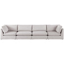  Manufacturer Color_Beige -- Meridian Mackenzie Stationary Fabric Sofa IMAGE 4