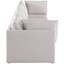  Manufacturer Color_Beige -- Meridian Mackenzie Stationary Fabric Sofa IMAGE 5