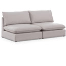  Manufacturer Color_Beige -- Meridian Mackenzie Stationary Fabric Sofa IMAGE 1