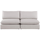  Manufacturer Color_Beige -- Meridian Mackenzie Stationary Fabric Sofa IMAGE 4