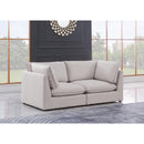  Manufacturer Color_Beige -- Meridian Mackenzie Stationary Fabric Sofa IMAGE 2