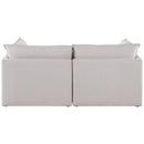 Manufacturer Color_Beige -- Meridian Mackenzie Stationary Fabric Sofa IMAGE 3