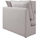 Manufacturer Color_Beige -- Meridian Mackenzie Stationary Fabric Sofa IMAGE 6