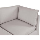  Manufacturer Color_Beige -- Meridian Mackenzie Stationary Fabric Sofa IMAGE 7