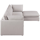  Manufacturer Color_Beige -- Meridian Mackenzie Fabric 4 pc Sectional IMAGE 9