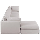  Manufacturer Color_Beige -- Meridian Mackenzie Fabric 5 pc Sectional IMAGE 10