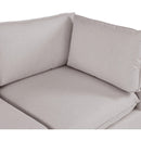  Manufacturer Color_Beige -- Meridian Mackenzie Fabric 5 pc Sectional IMAGE 6