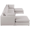  Manufacturer Color_Beige -- Meridian Mackenzie Fabric 6 pc Sectional IMAGE 5
