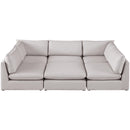  Manufacturer Color_Beige -- Meridian Mackenzie Fabric 6 pc Sectional IMAGE 4