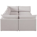  Manufacturer Color_Beige -- Meridian Mackenzie Fabric 6 pc Sectional IMAGE 5