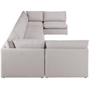  Manufacturer Color_Beige -- Meridian Mackenzie Fabric 7 pc Sectional IMAGE 5