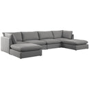 Meridian Mackenzie Fabric Sectional 688Grey-Sec6B IMAGE 1