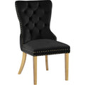  Color_Black/ Gold -- Meridian Carmen Dining Chair IMAGE 1