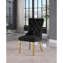  Color_Black/ Gold -- Meridian Carmen Dining Chair IMAGE 2