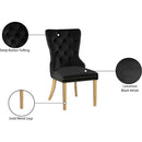  Color_Black/ Gold -- Meridian Carmen Dining Chair IMAGE 7